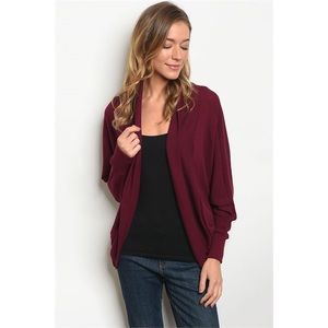 ❄️ EGGPLANT CARDIGAN ❄️